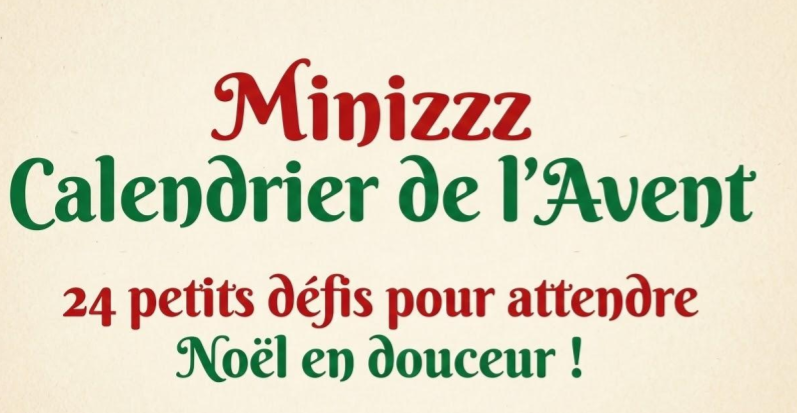 24 défis noël-minizzz